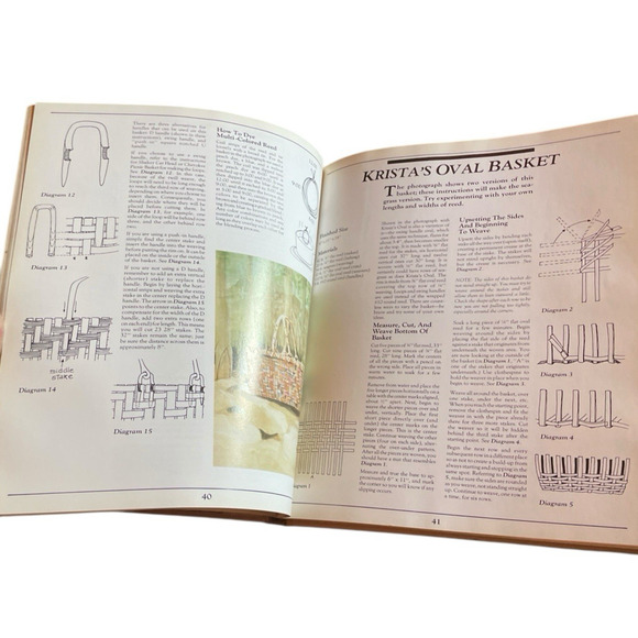 The Basket Book by Lyn Siler and Carolyn Kemp 30 Baskets to Make and Enjoy 1988 - Picture 10 of 16